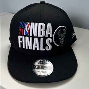 Milwaukee Bucks NBA New Era 2021 Finals Snapback Cap